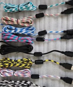 Alternative view of Nylon Braided USB Cable Extension Cord Redragon King Cobra Mouse