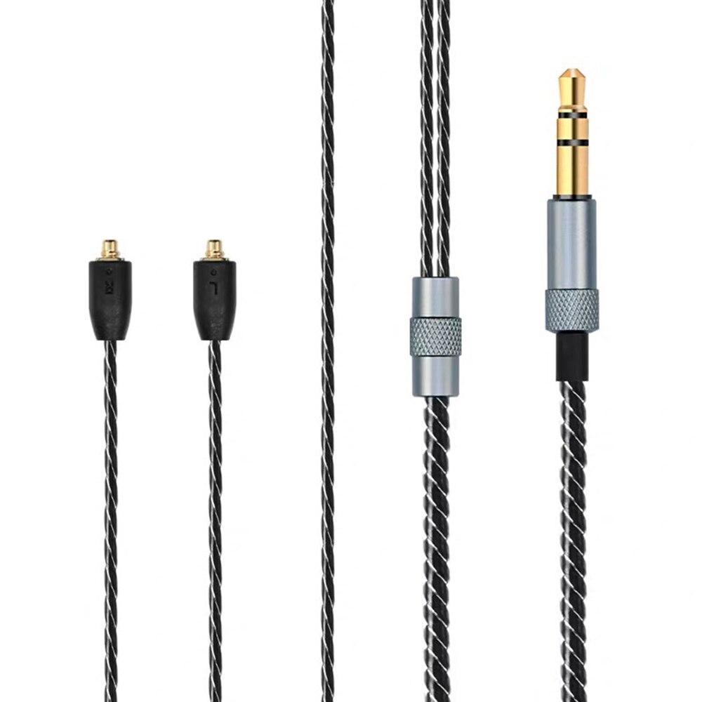 OFC Replacement MMCX Stereo Audio Aux Cable Extension Cord For Shure SE215 SE315 SE846 SE535 SE425 KSE1500 Headphones Earphones OFC Replacement MMCX Stereo Audio Aux Cable Extension Cord For Shure SE215 SE315 SE846 SE535 SE425 KSE1500 Headphones Earphones
