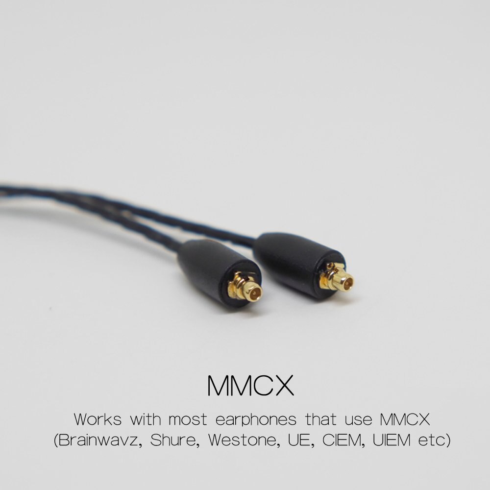 OFC Replacement MMCX Stereo Audio Aux Cable Extension Cord For Shure SE215 SE315 SE846 SE535 SE425 KSE1500 Headphones Earphones OFC Replacement MMCX Stereo Audio Aux Cable Extension Cord For Shure SE215 SE315 SE846 SE535 SE425 KSE1500 Headphones Earphones
