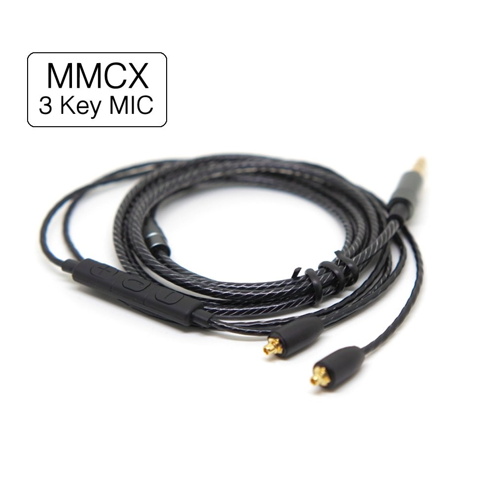 OFC Replacement MMCX Stereo Audio Aux Cable Extension Cord For Shure SE215 SE315 SE846 SE535 SE425 KSE1500 Headphones Earphones OFC Replacement MMCX Stereo Audio Aux Cable Extension Cord For Shure SE215 SE315 SE846 SE535 SE425 KSE1500 Headphones Earphones