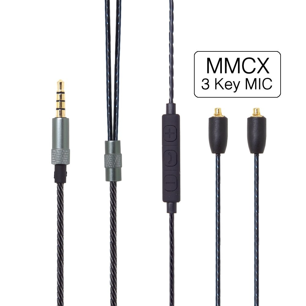 OFC Replacement MMCX Stereo Audio Aux Cable Extension Cord For Shure SE215 SE315 SE846 SE535 SE425 KSE1500 Headphones Earphones OFC Replacement MMCX Stereo Audio Aux Cable Extension Cord For Shure SE215 SE315 SE846 SE535 SE425 KSE1500 Headphones Earphones