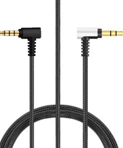 Alternative view of 3.5mm TRS to TRRS Microphone Cable Ancable Male Coiled Mic Cord Rode SC7 VideoMic VideoMicro Go Boya Mic