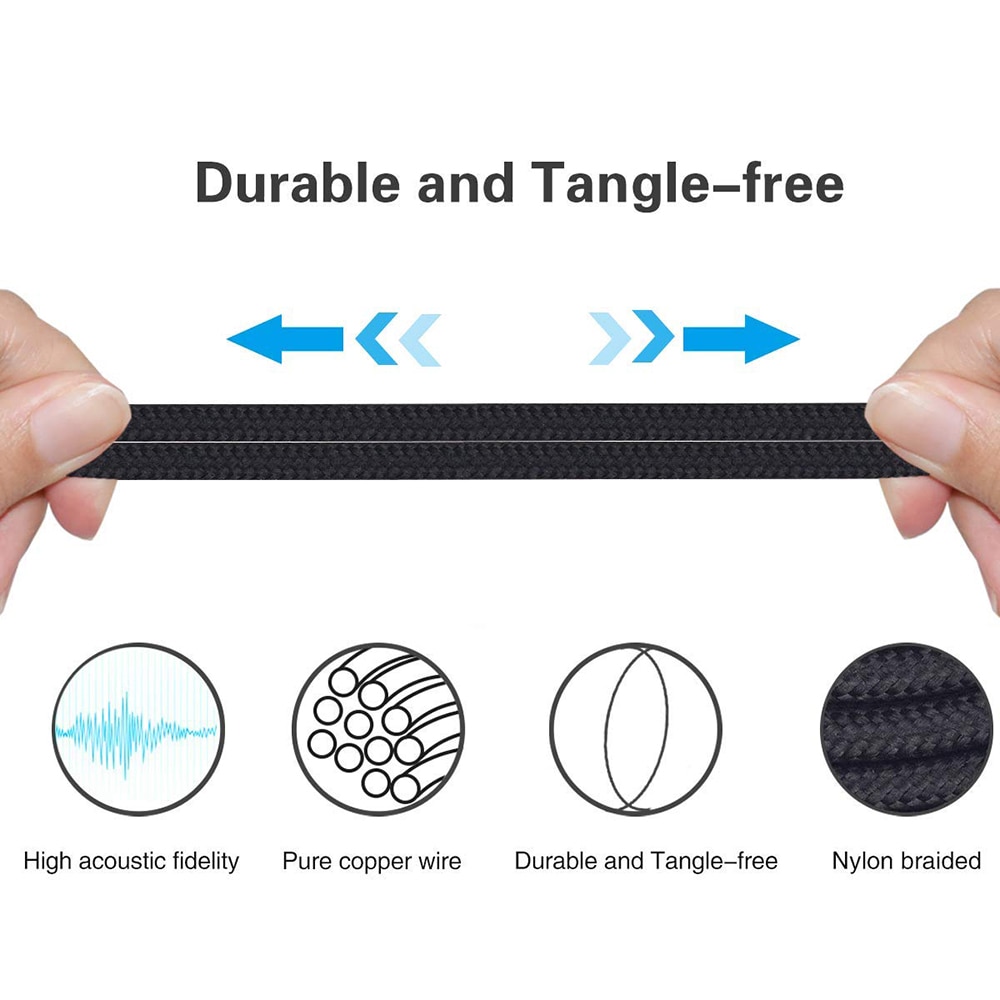 Replacement 3.5mm TRS to TRRS Microphone Cable Ancable Male Coiled Mic Cord For Rode SC7 VideoMic VideoMicro Go Boya Mic
