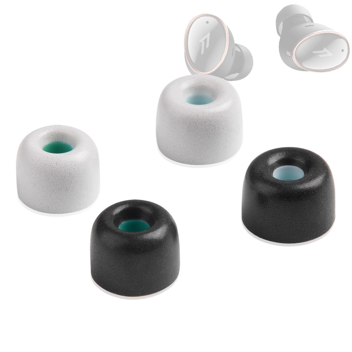 4Pcs Memory Foam Ear Tips for 1MORE EVO Earbuds Eartips Ture Wireless Earphone Tips 4-5mm 4Pcs Memory Foam Ear Tips for 1MORE EVO Earbuds Eartips Ture Wireless Earphone Tips 4-5mm
