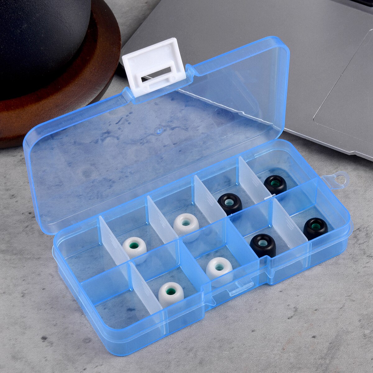 4Pcs Memory Foam Ear Tips for 1MORE ComfoBuds Mini Earbuds Eartips Ture Wireless Earphone Tips 4-5mm