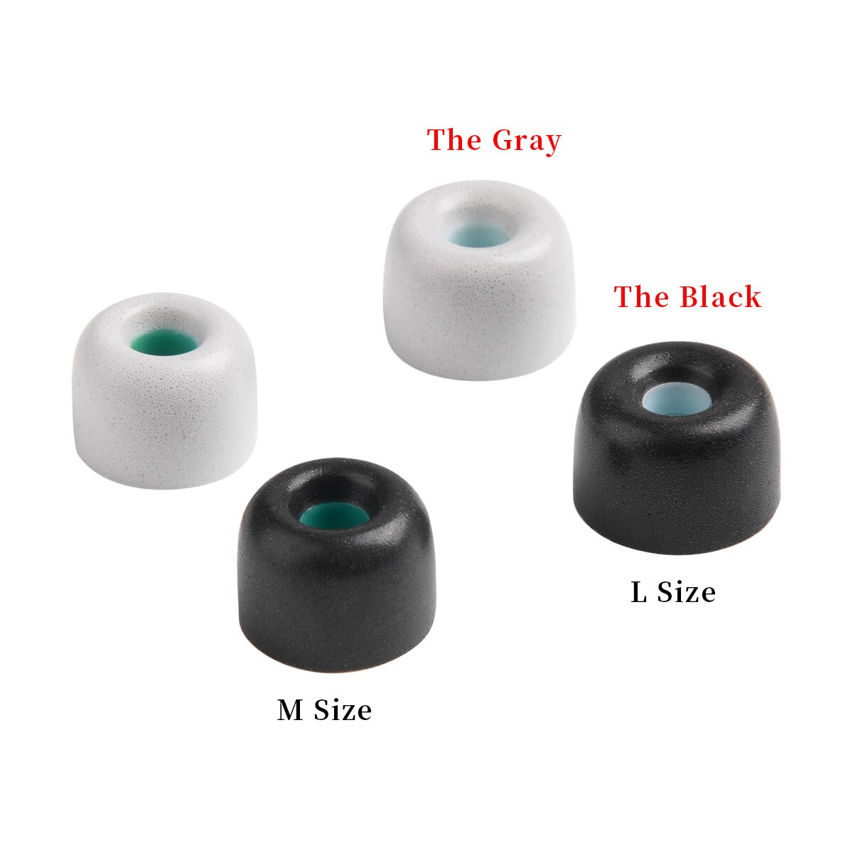 4Pcs Memory Foam Ear Tips for 1MORE ComfoBuds Mini Earbuds Eartips Ture Wireless Earphone Tips 4-5mm