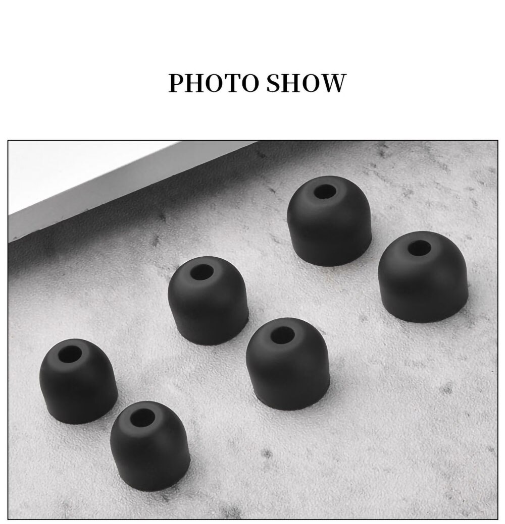 6Pcs Silicone Ear Tips for Edifier TWS1/TWS1 Pro Earbuds Eartips for X3/X5/Minibuds TWS Earphone Tips Soft Earplugs 4-5mm 6Pcs Silicone Ear Tips for Edifier TWS1/TWS1 Pro Earbuds Eartips for X3/X5/Minibuds TWS Earphone Tips Soft Earplugs 4-5mm
