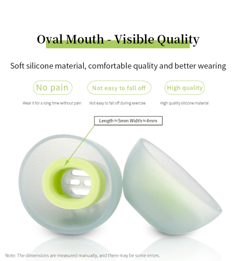 6Pcs Silicone Ear Tips for OPPO Enco Air2 Pro Earbuds Eartips for OnePlus Buds N TWS Tips Air 2 Pro headphones Earplugs 6Pcs Silicone Ear Tips for OPPO Enco Air2 Pro Earbuds Eartips for OnePlus Buds N TWS Tips Air 2 Pro headphones Earplugs