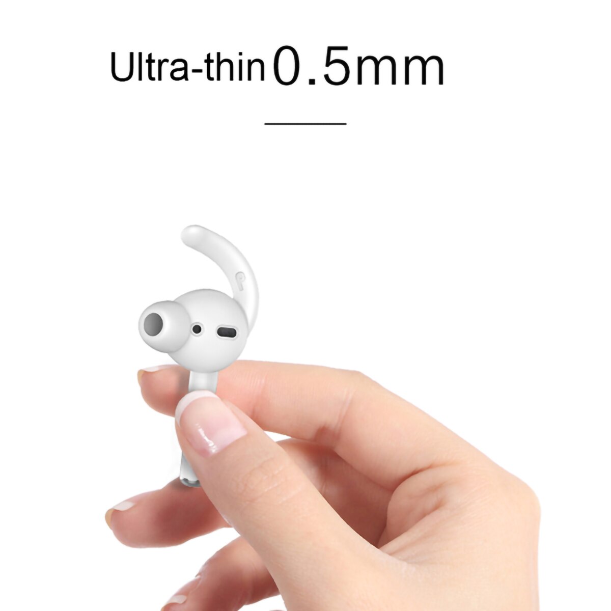 Anti-drop Silicone Ear Tips for Apple Airpods 1/2 Eartips for JBL T225TWS Earbuds for HUAWEI FreeBuds4 TWS Sports Tips Earhook Anti-drop Silicone Ear Tips for Apple Airpods 1/2 Eartips for JBL T225TWS Earbuds for HUAWEI FreeBuds4 TWS Sports Tips Earhook