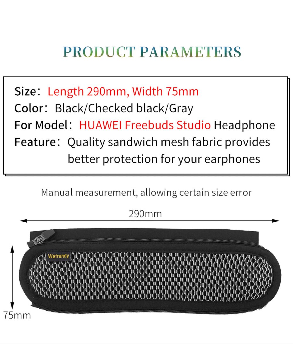 Quality Headphone Head Beam Cover for Freebuds Studio earphone Protective Case Freebuds Studio Headset Headbeam Protector