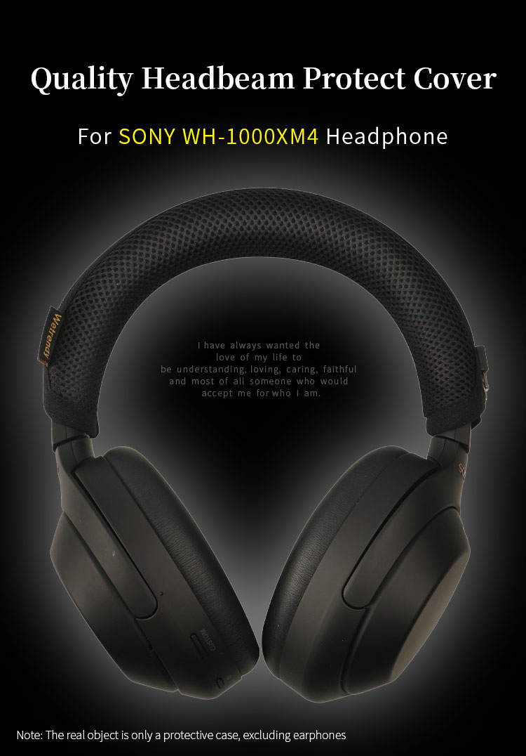 Quality Headphone Head Beam Cover for Sony WH-1000XM4 Headphone Protective Case 1000XM4 H910N Headset Headbeam Protector Sleeve Quality Headphone Head Beam Cover for Sony WH-1000XM4 Headphone Protective Case 1000XM4 H910N Headset Headbeam Protector Sleeve