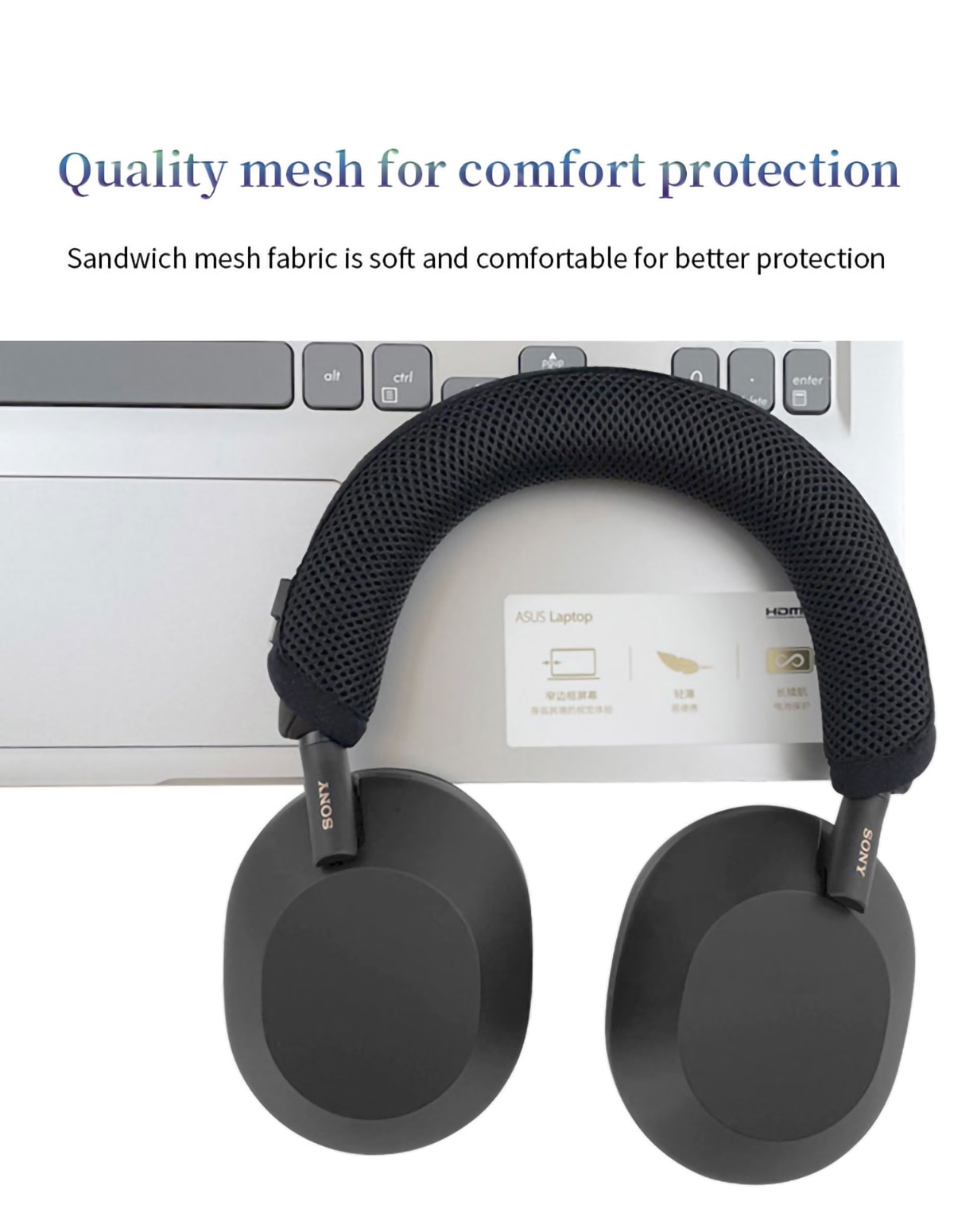 Quality Headphone Head Beam Cover for Sony WH-1000XM5 Headphone Protective Case Headset Headbeam Protector Sleeve Quality Headphone Head Beam Cover for Sony WH-1000XM5 Headphone Protective Case Headset Headbeam Protector Sleeve