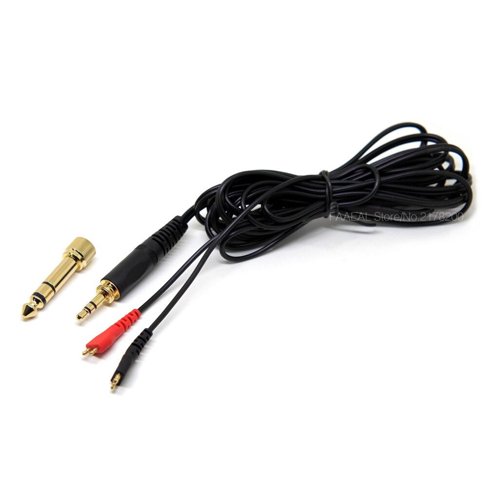 Replacement Cable for Sennheiser HD25 HD25-1 HD265 HD535 HD545 HD560 HD565 HD580 HD600 HD650 Headphones Gold Plated Audio Lead