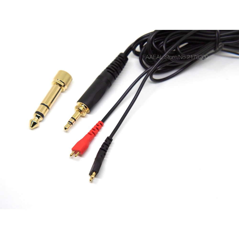 Replacement Cable for Sennheiser HD25 HD25-1 HD265 HD535 HD545 HD560 HD565 HD580 HD600 HD650 Headphones Gold Plated Audio Lead