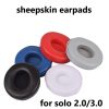 Sheepskin Earpads for Solo2 Solo3 Wireless Headphone Soft Earpads for Solo 2.0 3.0 Wired
