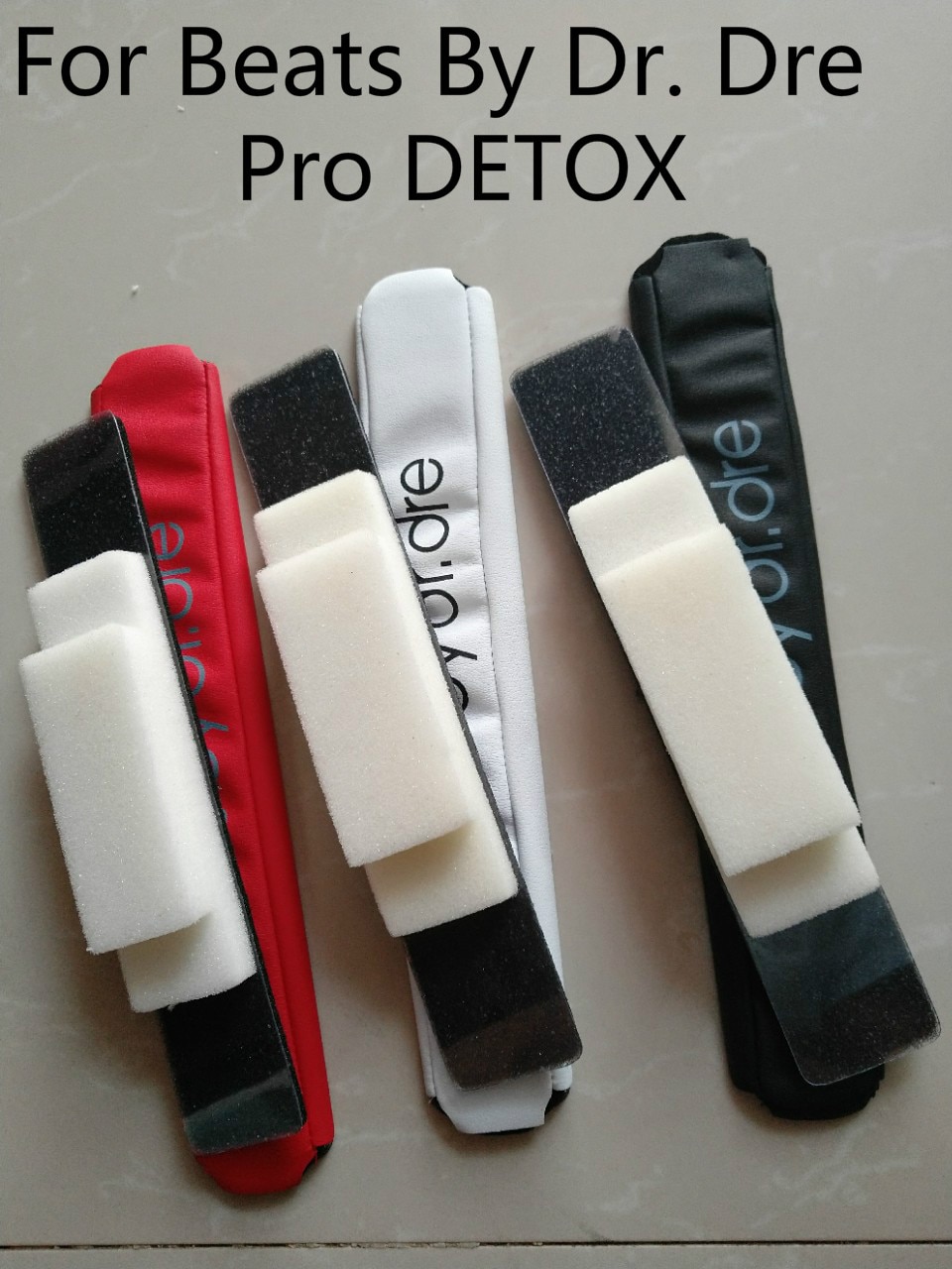 Replacement Headband Pad Cover Headset Repair Parts Sponge Cushion for Beats By Dr. Dre Pro DETOX Headphone