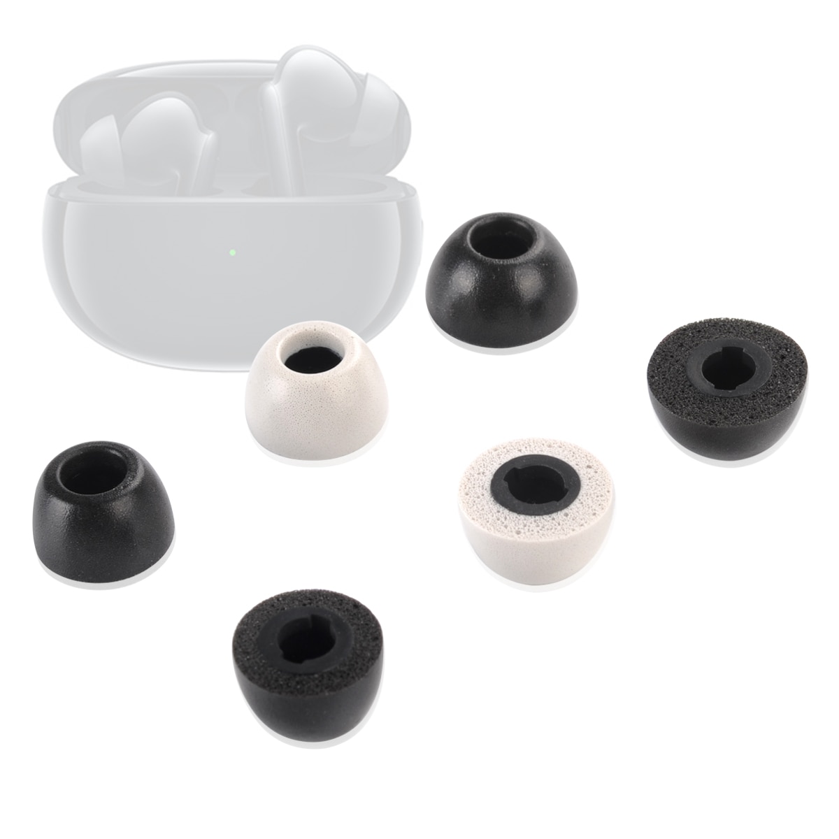Memory Foam Ear Tips for OPPO ENCO X Eartips Jabra Elite 85t Earbud Tips Anti-Slip Avoid Falling Off Noise Reducing 6pcs Memory Foam Ear Tips for OPPO ENCO X Eartips Jabra Elite 85t Earbud Tips Anti-Slip Avoid Falling Off Noise Reducing 6pcs
