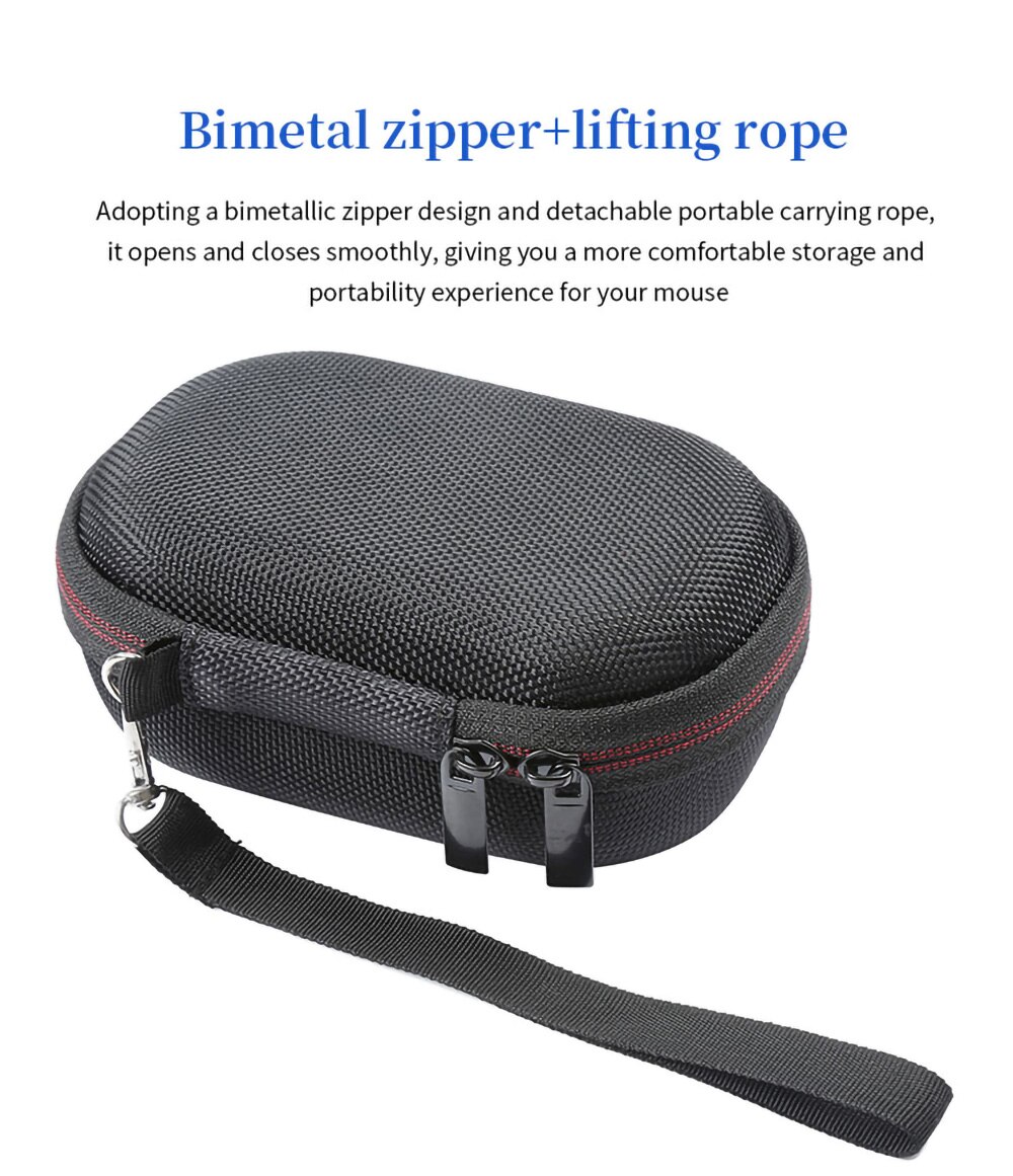 Hard EVA Storage Bags for Logitech M510 M330 M720 Wireless Mouse Portable Box for Signature M650 L Mice Travel Carrying Case