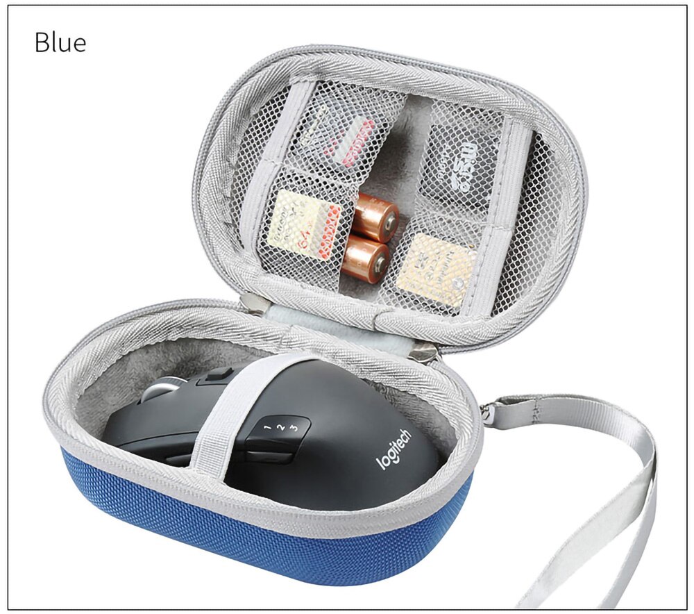 Hard EVA Storage Bags for Logitech M510 M330 M720 Wireless Mouse Portable Box for Signature M650 L Mice Travel Carrying Case