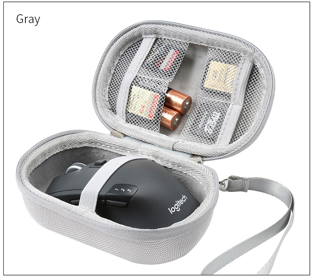 Hard EVA Storage Bags for Logitech M510 M330 M720 Wireless Mouse Portable Box for Signature M650 L Mice Travel Carrying Case