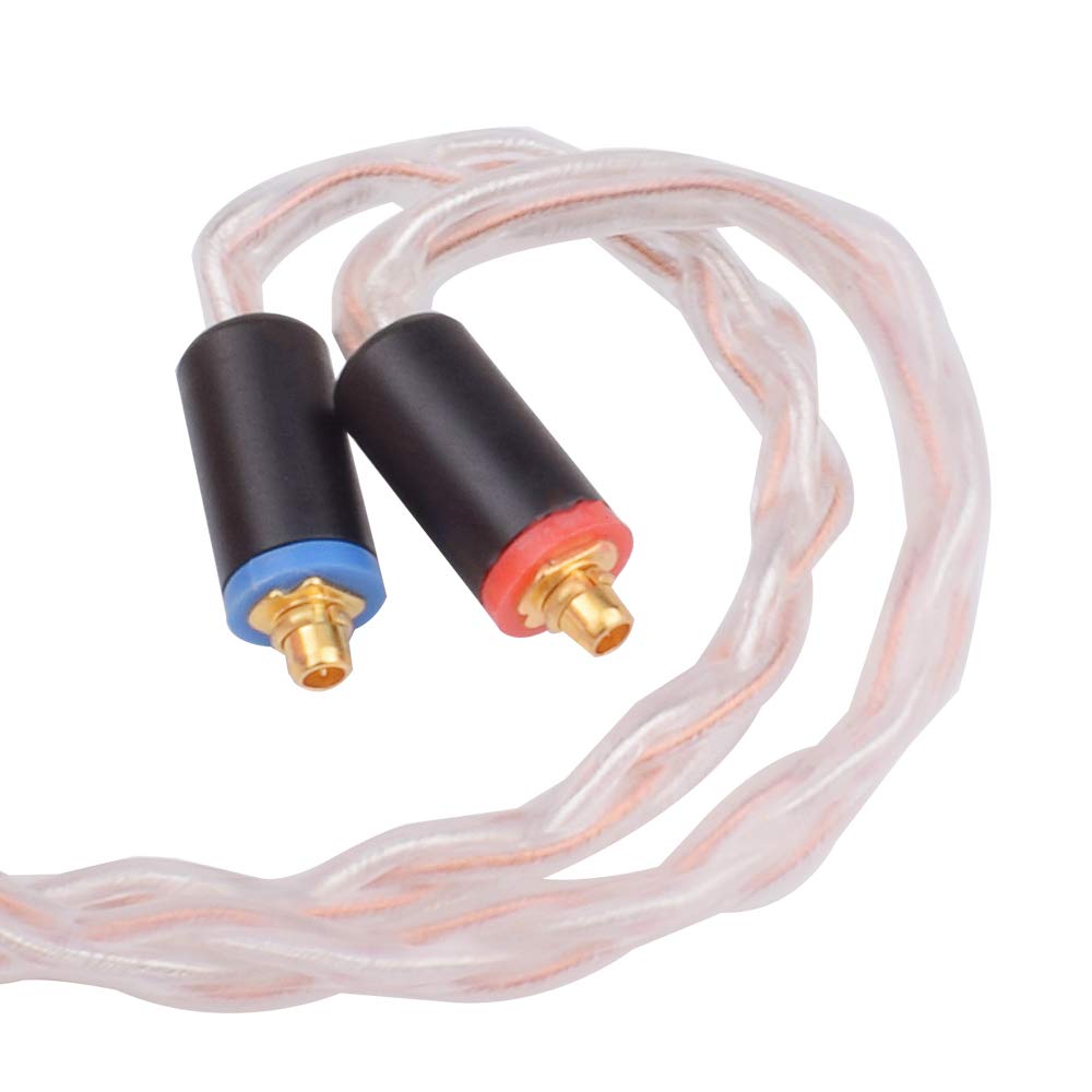 8 Core Silver Plated Cable for Shure SE215 SE315 SE846 SE535 SE425 Replacment Detachable MMCX Cables Upgrade Cords 8 Core Silver Plated Cable for Shure SE215 SE315 SE846 SE535 SE425 Replacment Detachable MMCX Cables Upgrade Cords