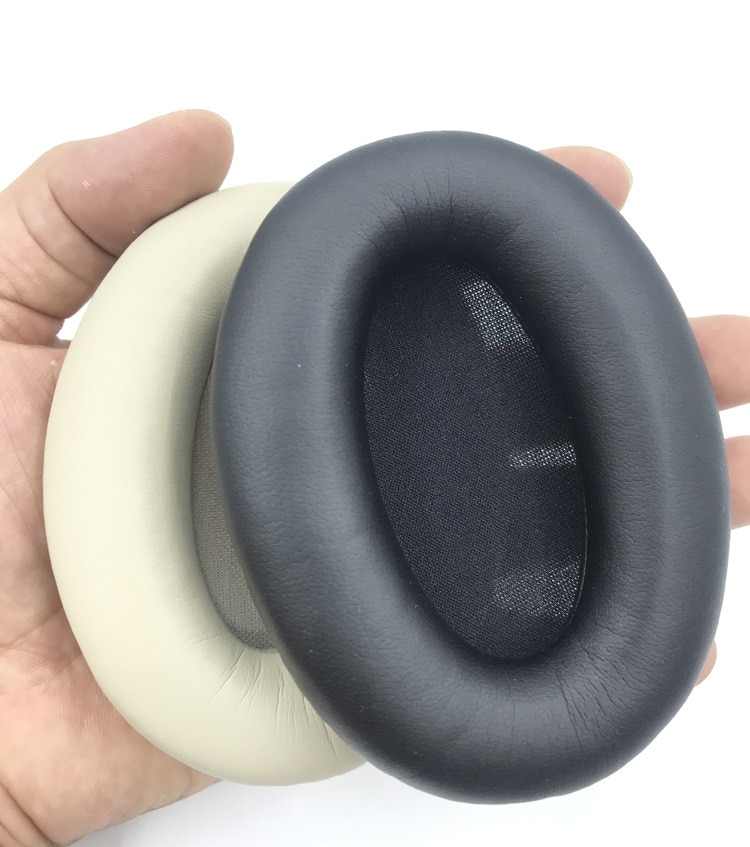 Soft Memory Foam Ear Pads Cushions For Sony Mdr-1000x Wh -1000xm2 Headphones Earpads Protein Leather Headset Cover Earmuff