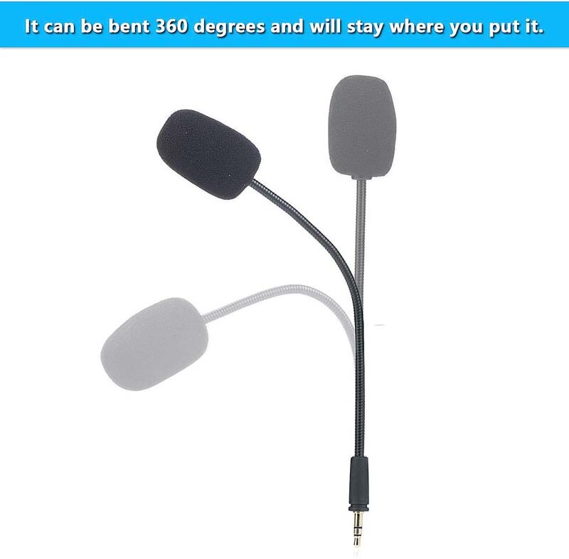 Suitable for Turtle Beach Replacement Mic 3.5mm Detachable Gaming Microphone Boom for PDP Afterglow AG6 Ear Force