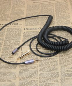 3.5mm Coiled Cable Sony MDR-1000X WH-1000XM2 WH 1000XM2 WH-1000XM3 WH-1000XM4 WH-1000XM5 Wire - Image 3