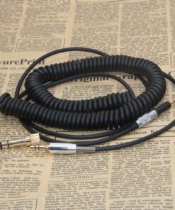 Alternative view of Spring Coiled Cable Sennheiser HD598 HD558 HD518 HD560s HD 598 558 518 SE Spiral Cord Aux Adapter
