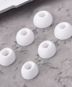 Alternative view of 6Pcs Silicone Ear Tips for ZMI PurPods Pro Eartips for ZMI PurPods TWS Global Version ANC Wireless Tips Oval Mouth Earplugs