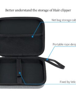 Alternative view of Hard EVA Storage Bags for Xiaomi Mijia Electric Hair Clipper Case Portable Hair Trimmer Haircut Travel Carrying Box