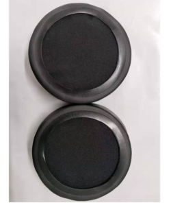 Angled sheepskin Round earpad 100mm - Image 5