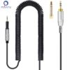 Spring Spiral Coiled Cable for Pioneer DJ HDJ-X5 HDJ-X5BT HDJ-X7 HDJ-S7 HDJ-CX HDJ-Cue1 Headphones Cables