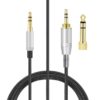 Audio-Technica TH-OX7AMP ATH-OX5 ATH-DWL770 ATH-DWL500 ATH-PRO5MK3 Headphones Audio Adapter 6.35mm