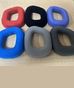 Alternative view of Corsair HS80 RGB Game Headset elvet Ear pads headband Repair Parts Covers