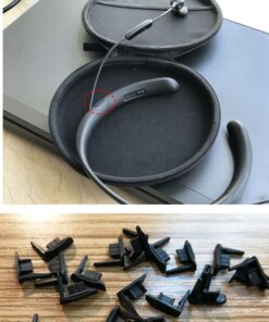 Alternative view of Bose QuietControl 30 Wireless Headphones Mirco USB Charging Port Protector Silicone Cover Plug