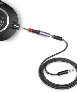 Alternative view of 2.5 / 3.5 mm Audio Adapter Metal Connector AKG K361 K361BT K361-BT Headphones 1/8