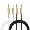 Marshall Action Stanmor Woburn Kilburn Stockwell I II III - 3.5 mm OFC Spring Coiled Aux Audio Cable