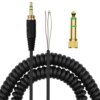 AKG K121 K142 K172 Headphones Audio Cable Spring 6.35mm Adapter 3.5