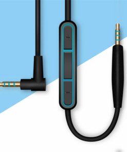 Alternative view of AKG Y600NC Y500 Y50 Y50BT Y40 Y55 Y45BT K840KL K490NC K545 OFC Audio mic Volume Cable 2.5mm