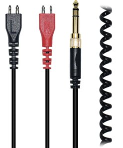Sennheiser HD 410 414 420 424 425 SL 430 440 442 450 II / Aux 3.5mm Adapter 6.35mm Spring Coiled Audio Cable - Image 5