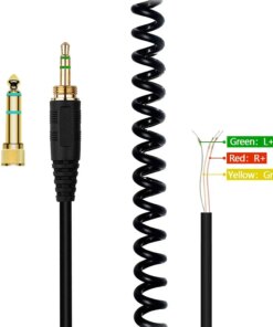 Alternative view of Sony MDR- CD280 CD2000 CD570 CD700 CD770 CD999 Headphone 6.35mm Adapter Cable