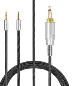Sennheiser HD 497 447 437 212 Pro 202 EH 250 350 - 6.35mm Adapter OFC Braided Audio Cable 3.5mm - Image 4