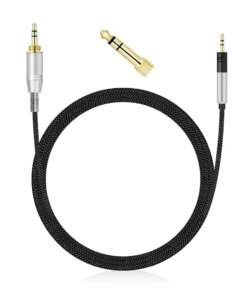 Alternative view of Sennheiser HD 4.30 4.30i 4.30G 4.40BT 4.50BTNC 400S 450BT 458BT Headphones 6.35mm Braided Audio Cable 3.5 - 2.5mm