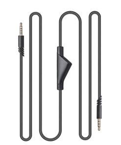 Alternative view of Logitech Astro A10 Gen 1 2 A40 A40TR Headsets Aux Audio Cable Microphone Mute Volume Control