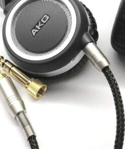Alternative view of AKG K450 K451 K452 K480 K490 K495 Q460 Headphones OFC 6.35mm Audio Cable 3.5 to 2.5 mm Adapter