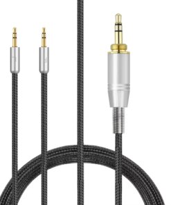Alternative view of Final Audio D7000 D8000 Pro Limited Edition Headphones 3.5mm audio cable OFC 6.35mm adapter