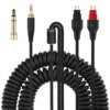 Sennheiser HD 660S2 660S 650 Massdrop 6XX 600 580 58X 565 545 535 525 265 Headset 3.5 - 2.5 mm Coiled Audio Cable 6.35mm Adapter