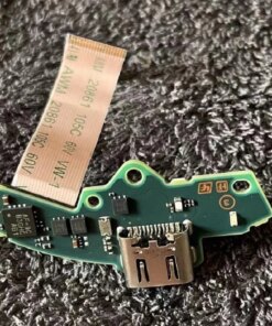 Alternative view of Sony WH-1000XM5 headphones XM5 PCB Charger port board connector panel