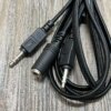 Headphone aduio adapter cable / earphone splitter microphone + audio port 1.3M